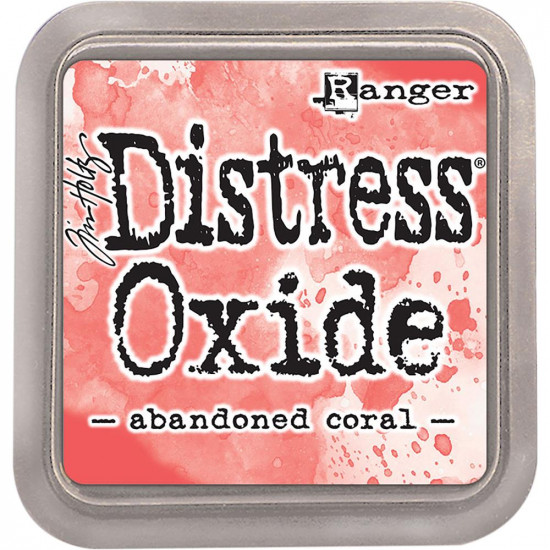 Distress Oxide Ink Pad - Tim Holtz - couleur «Abandoned Coral»